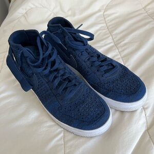 Nike Dark Blue High-Top Sneakers